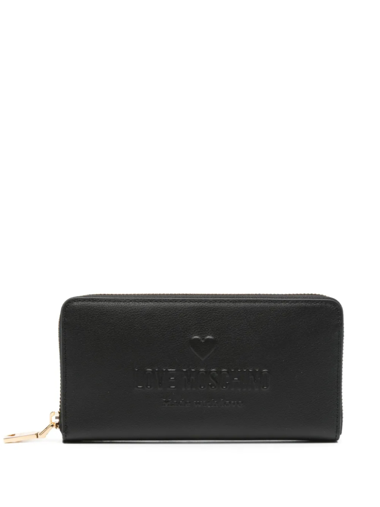 

Love Moschino кошелек с тисненым логотипом, черный