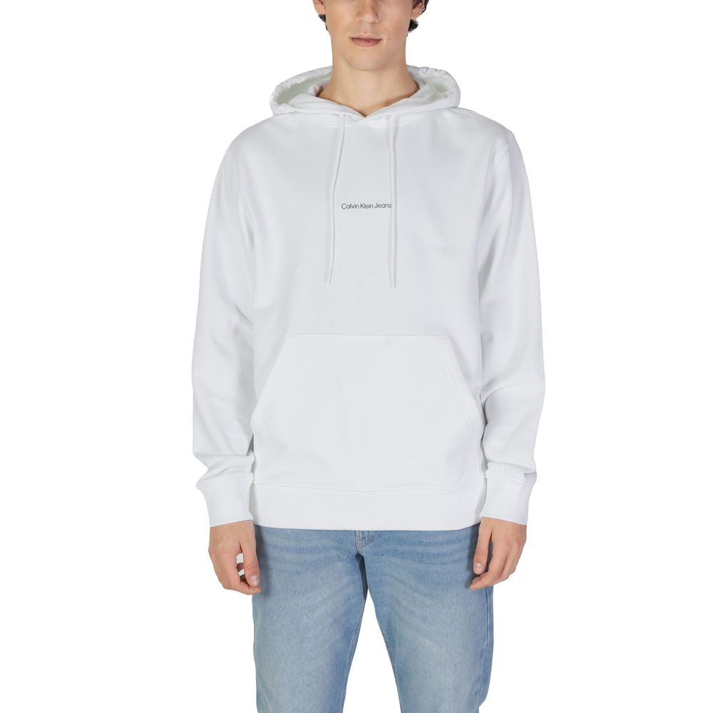 

Белый хлопковый свитер Calvin Klein Jeans