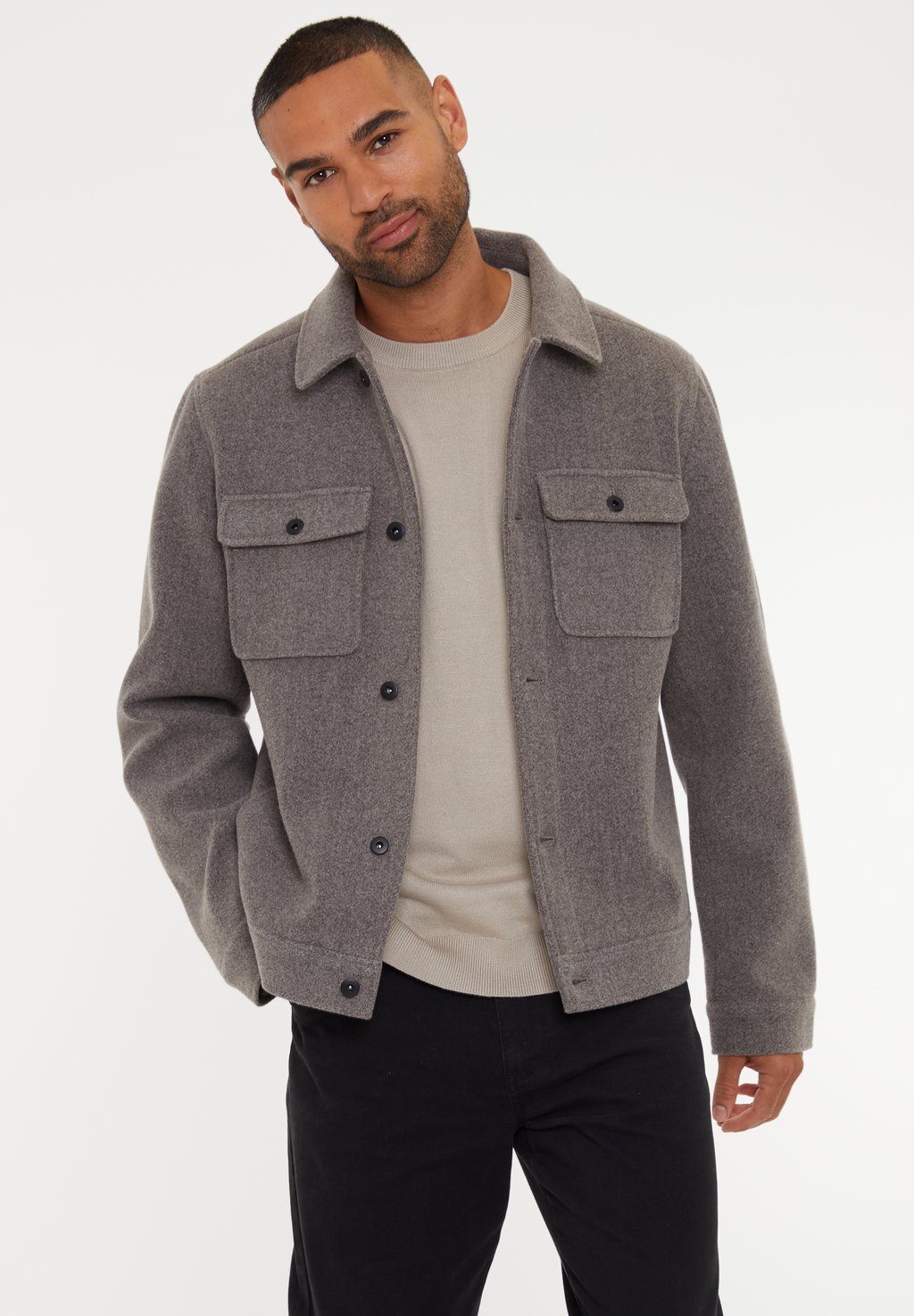 

Легкая куртка SHACKET CRUNCH Threadbare, серо-коричневый