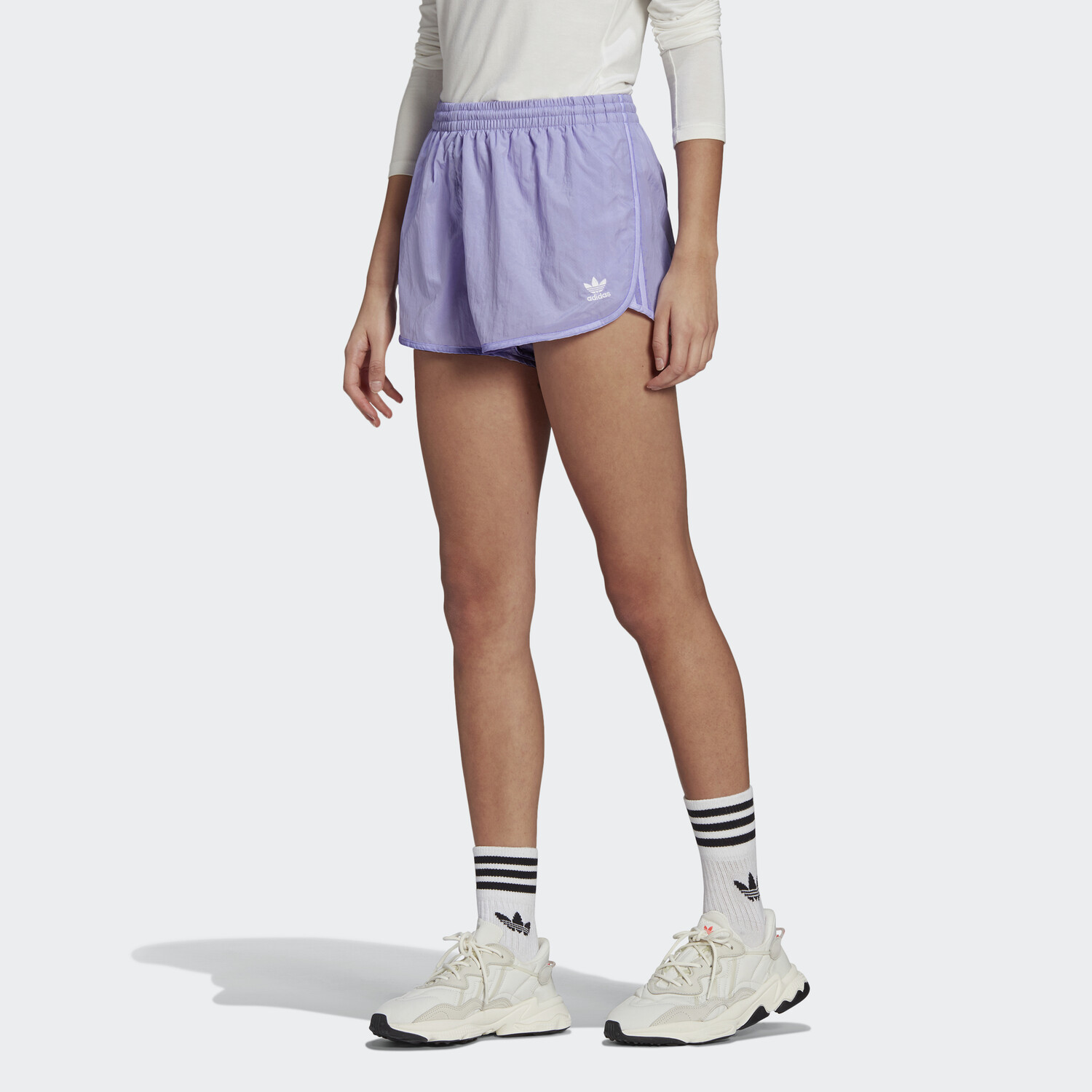 

ADICOLOR CLASSICS 3 повседневные шорты женские фиолетовые Adidas Originals