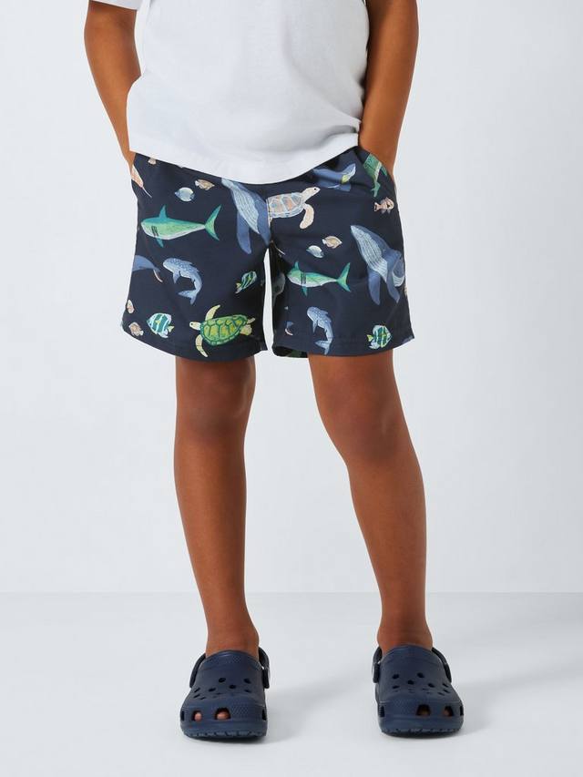 

Детские плавки с морскими животными John Lewis, Blue