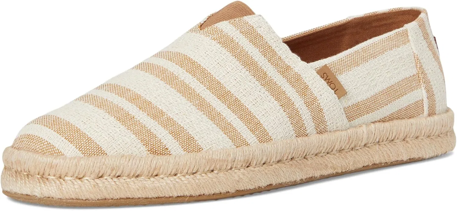 Женские лоферы TOMS Alp Rope 2.0 без каблука, Toffee Beach Stripe — фото 2