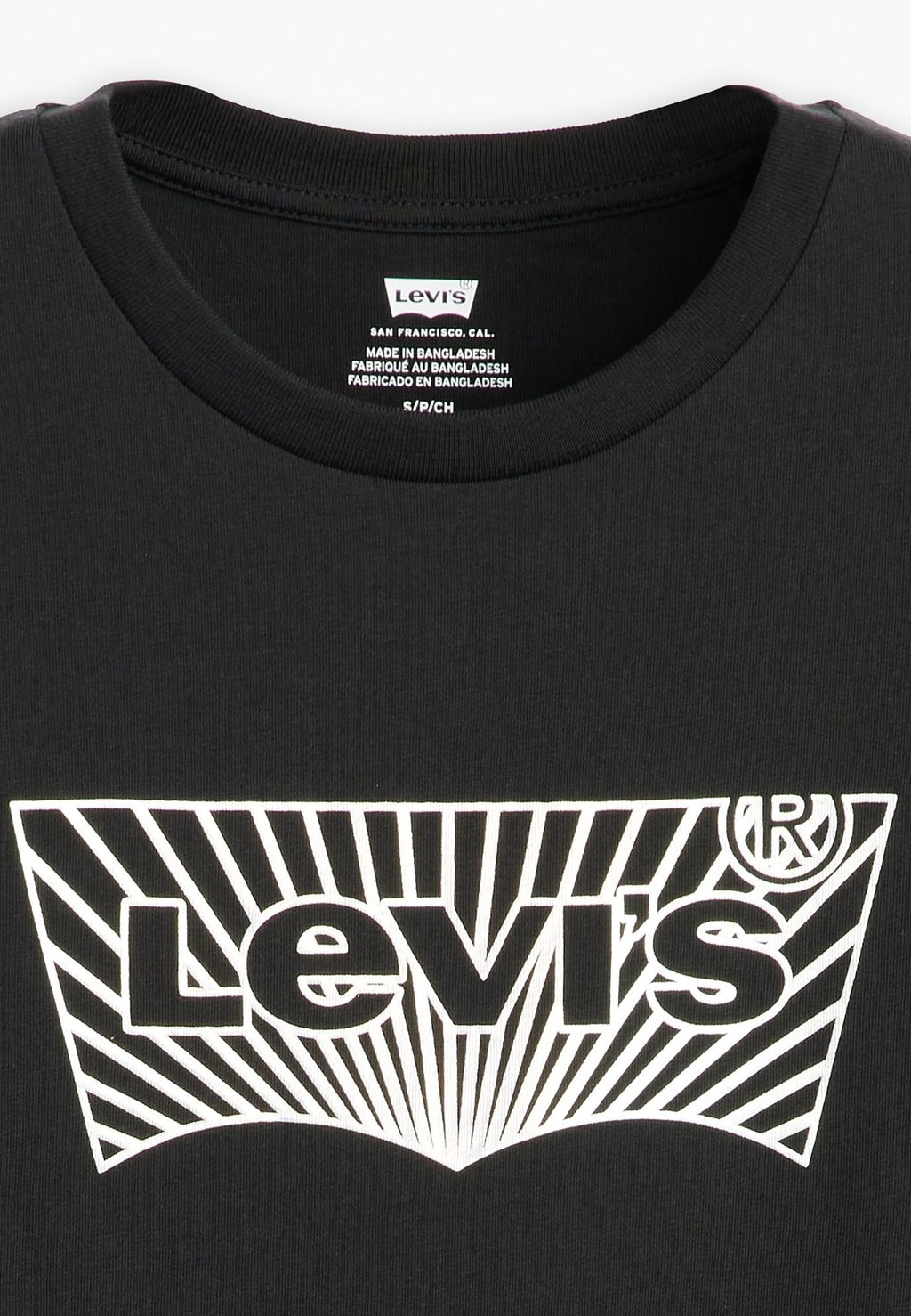 

Футболка с принтом THE PERFECT TEE Levi's®, черный