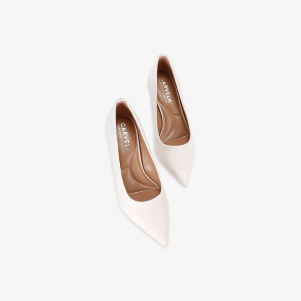 Туфли-лодочки Carvela Corletta с заостренным носком, белый — фото 2