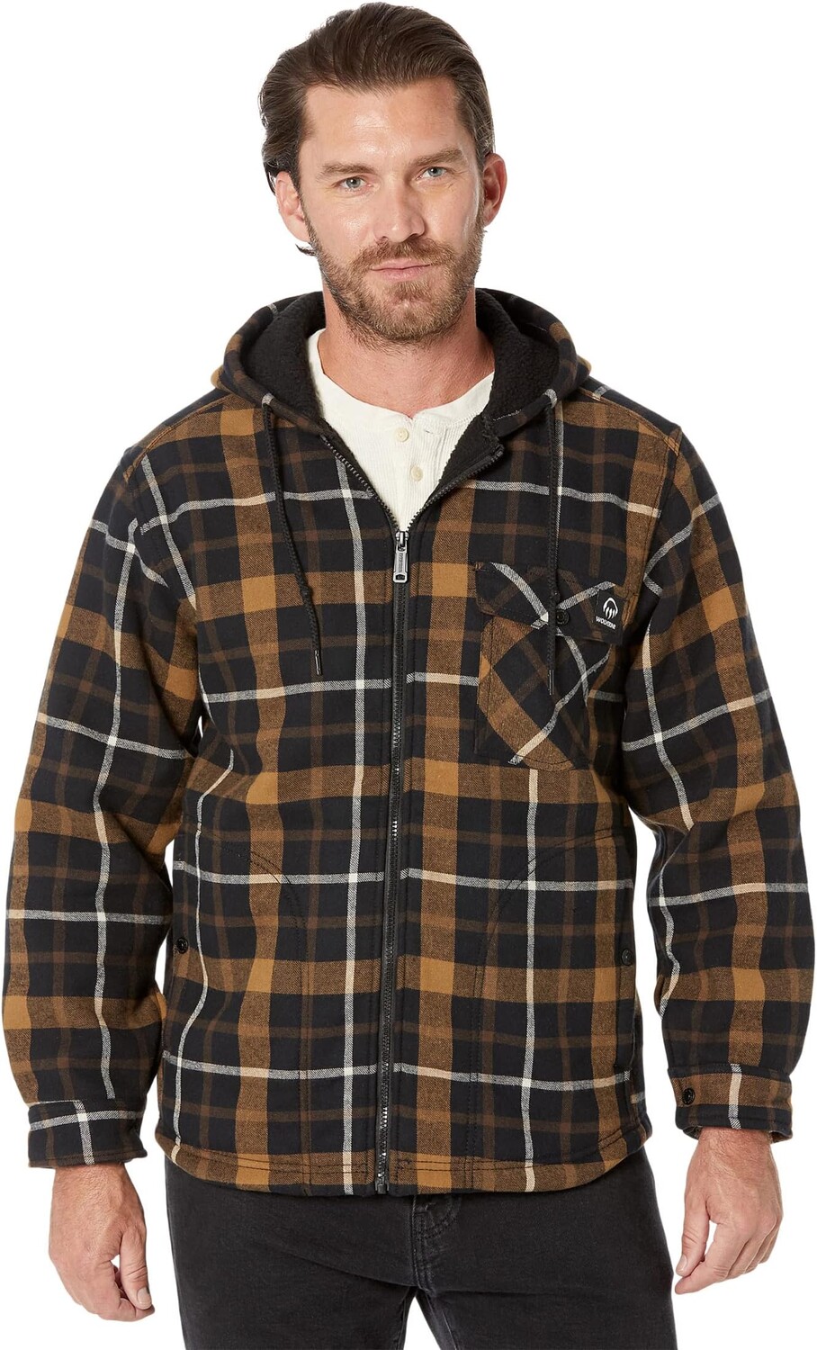 

Куртка Wolverine Bucksaw Sherpa Shirt-Jac, цвет Copper Plaid