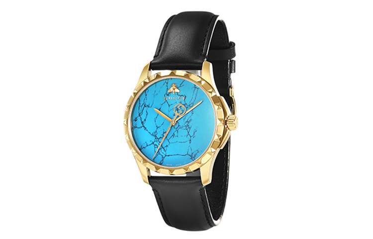 

GUCCI Часы G Timeless Collection Wrist Watch Quartz Movement Cow Leather Strap Blue Dial Men's Watch