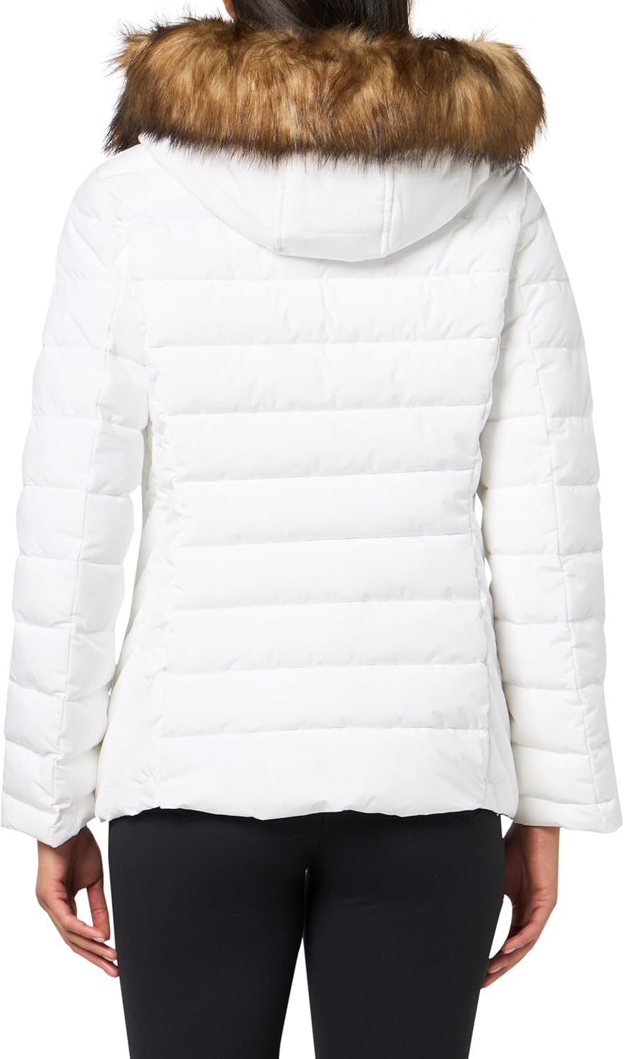 Женская утяжеленная короткая стеганая куртка Tommy Hilfiger Essential, White — фото 2