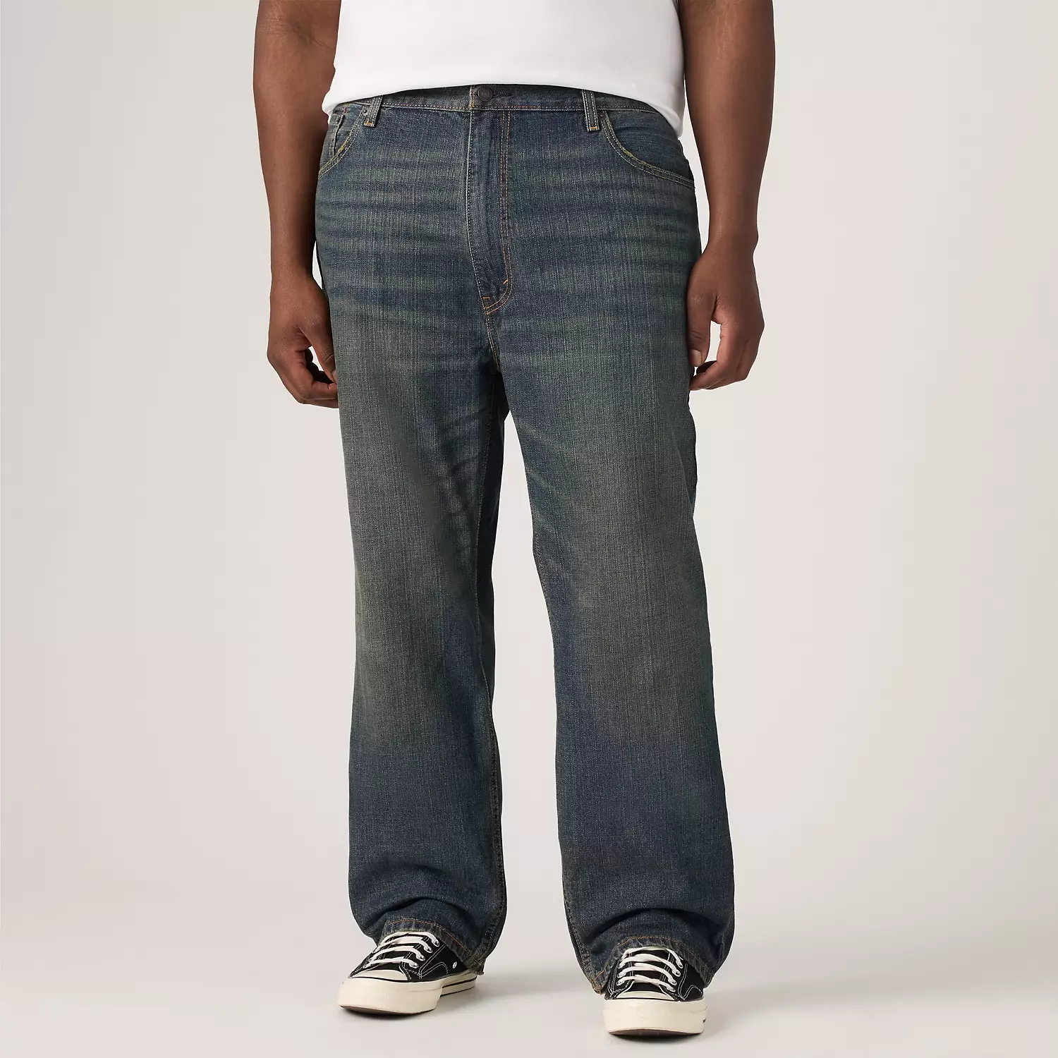 Мужские джинсы Levi's 559 Relaxed Straight Fit (big & Tall), грязно-синий