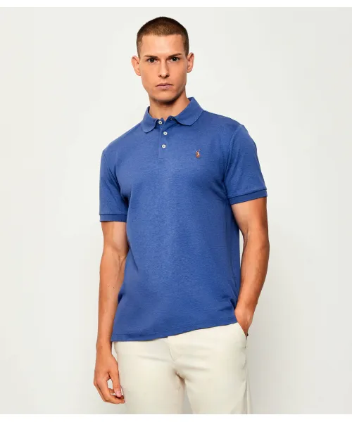 

Футболка поло Slim fit Polo Ralph Lauren, синий