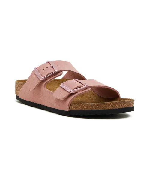 

Тапочки из кожи Аризона Narrow fit Birkenstock, розовый