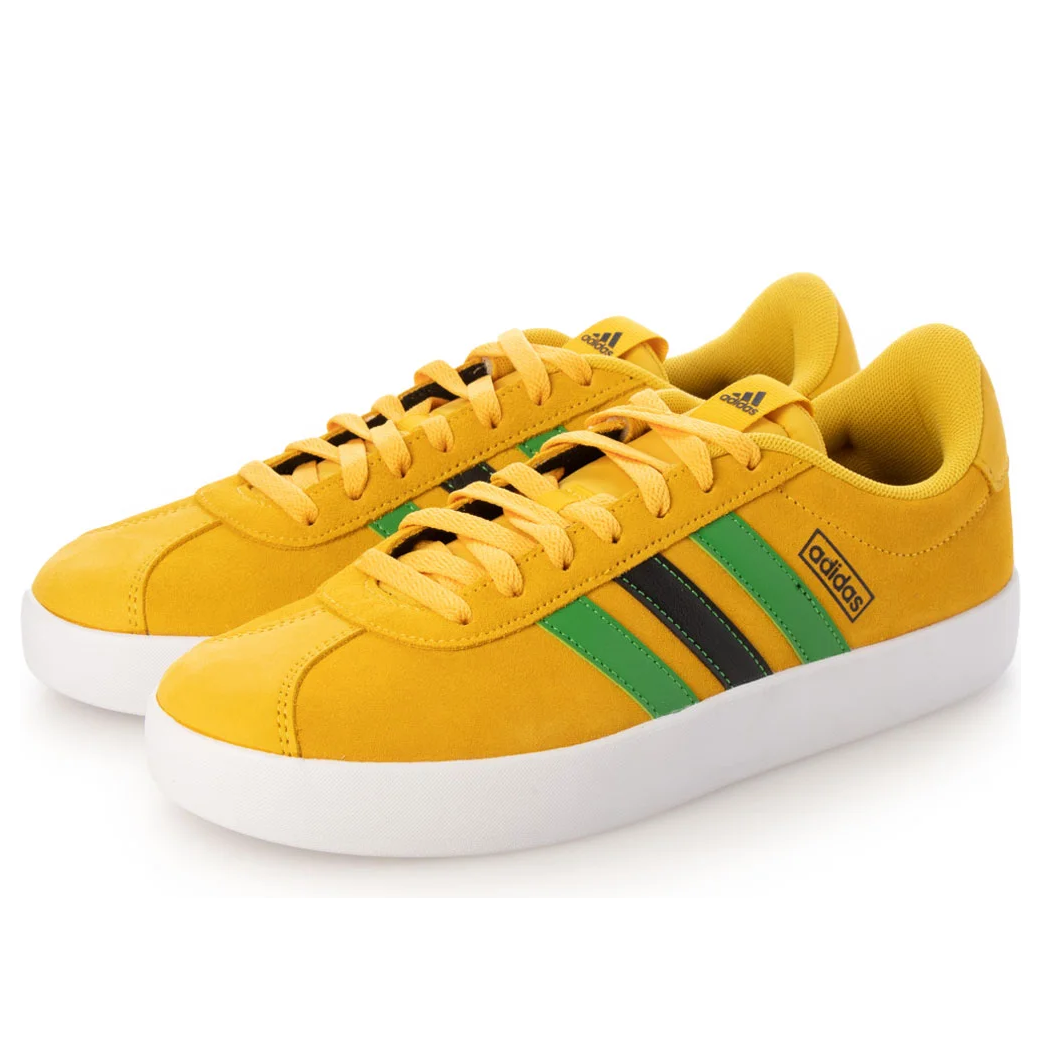 Кроссовки Adidas VL Court 3.0 'Bold Gold Vivid Green' — фото 2