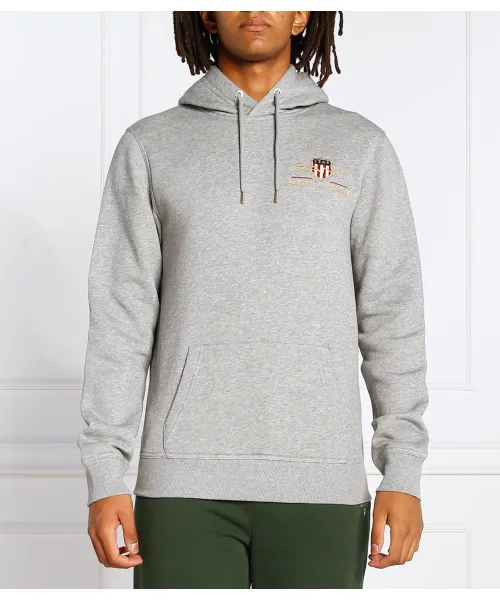 

Толстовка Regular fit Gant, серый
