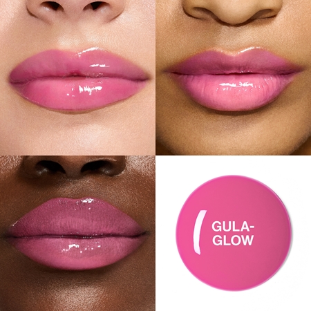 Увлажняющий блеск для губ оптически увеличивающий губы Smashbox Halo Plump + Glow Lip Gloss, Gula Glow 4,6 ml — фото 3