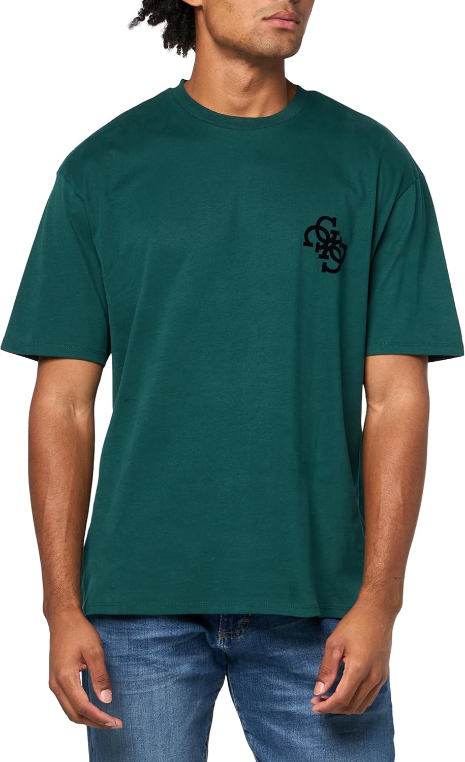 

Мужская футболка GUESS с аппликацией в виде эко-банданы, Dark Jade, Зеленый, Мужская футболка GUESS с аппликацией в виде эко-банданы, Dark Jade