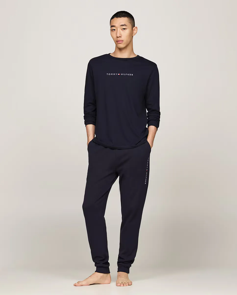 

Мужская футболка с длинным рукавом Tommy Hilfiger, синий