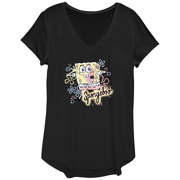 

Женская футболка с принтом Spongebob Squarepants Nickelodeon