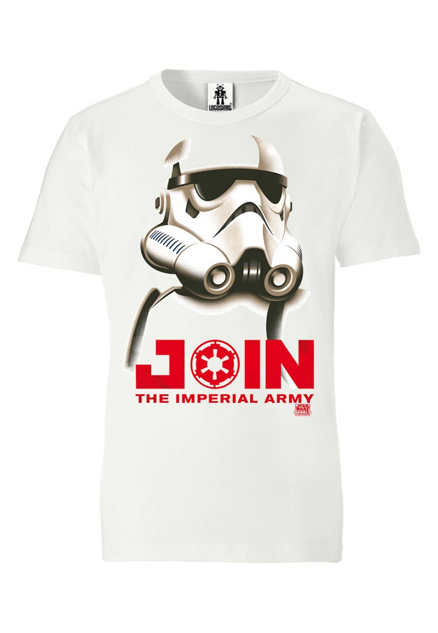 

Футболка LOGOSHIRT Shirt Stormtrooper - Join The Imperial Army, белый