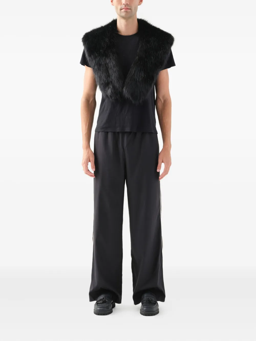 

Воротник из искусственного меха Unreal Fur, черный