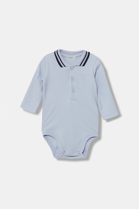 

Хлопковый боди для малышей United Colors Of Benetton, синий
