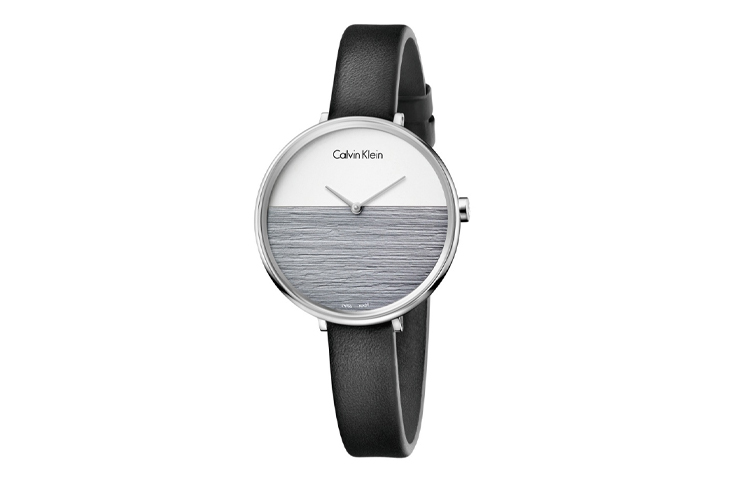 

Кварцевые наручные часы CALVIN KLEIN Imprint Series с кожаным ремешком, серый циферблат 38 мм, женская модель K7A231C3