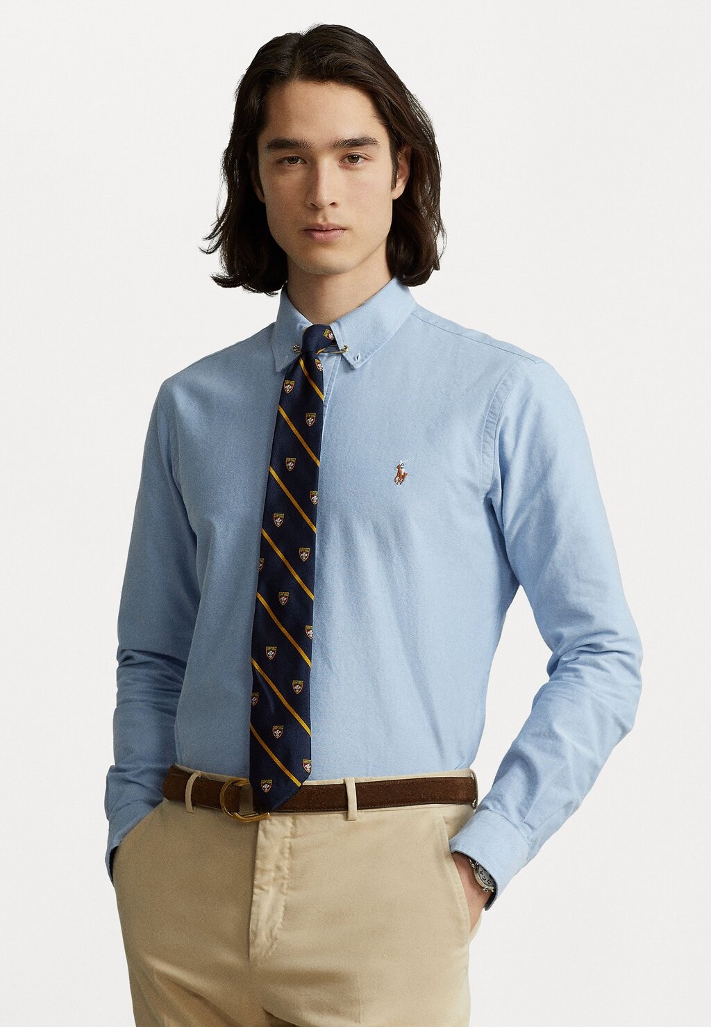 

Рубашка ОКСФОРДСКАЯ РУБАШКА CUSTOM FIT Polo Ralph Lauren, синий