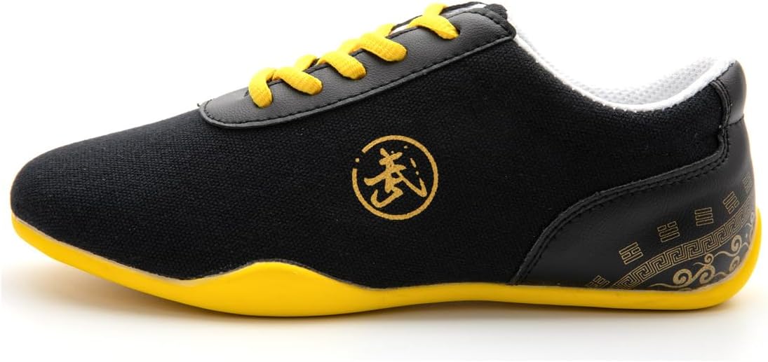 

Унисекс кроссовки для тайцзи и кунг-фу, тренировочная обувь для боевых искусств, тканевые гибкие кеды старого Пекина Ukuboxbag, черный