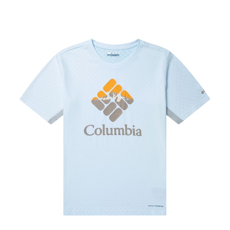 

Columbia Футболка мужская светло-голубая, Синий, Columbia Футболка мужская светло-голубая