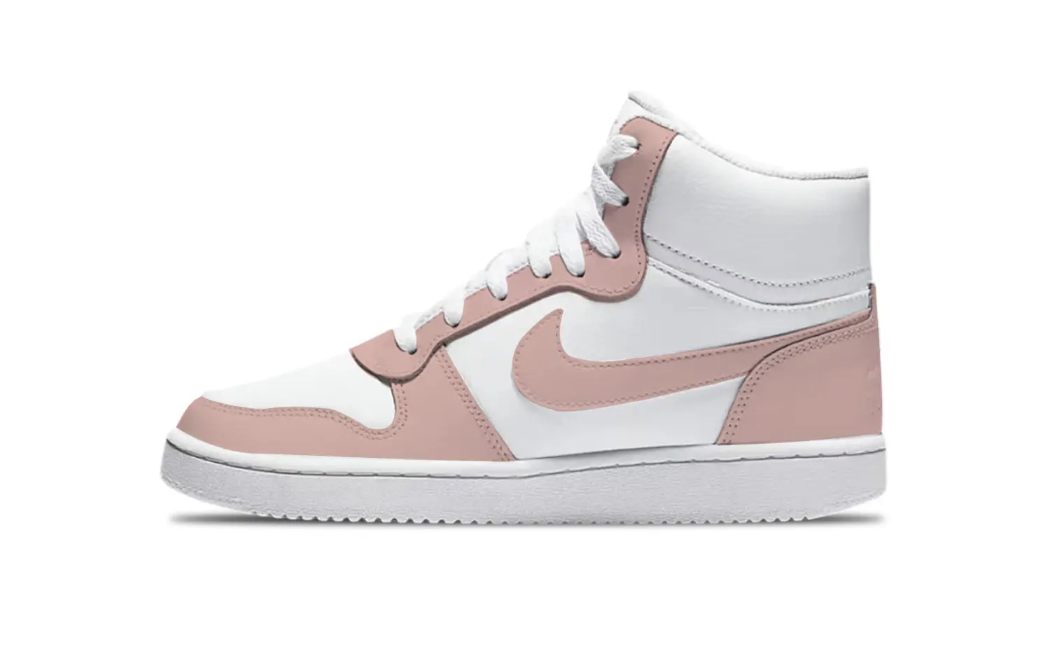 

Кроссовки Nike EBERNON Skateboarding Shoes Women's High-top White/Pink, розовый