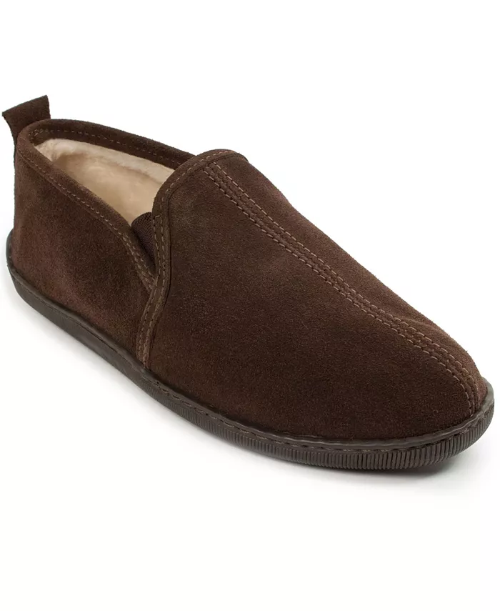 

Мужские тапочки Romeo на подкладке из замши Minnetonka, коричневый