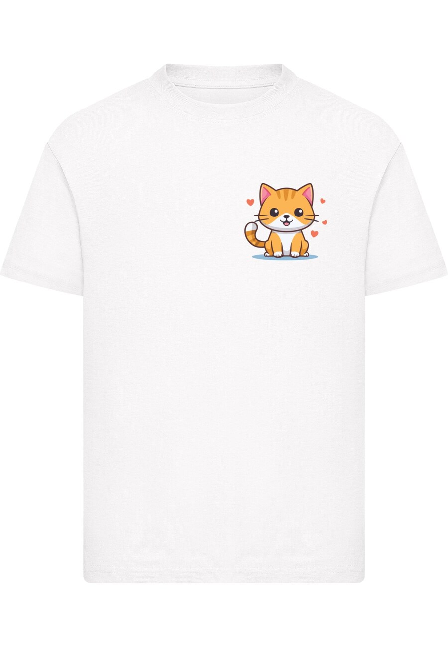 

Рубашка Merchcode Cute Cat, белый