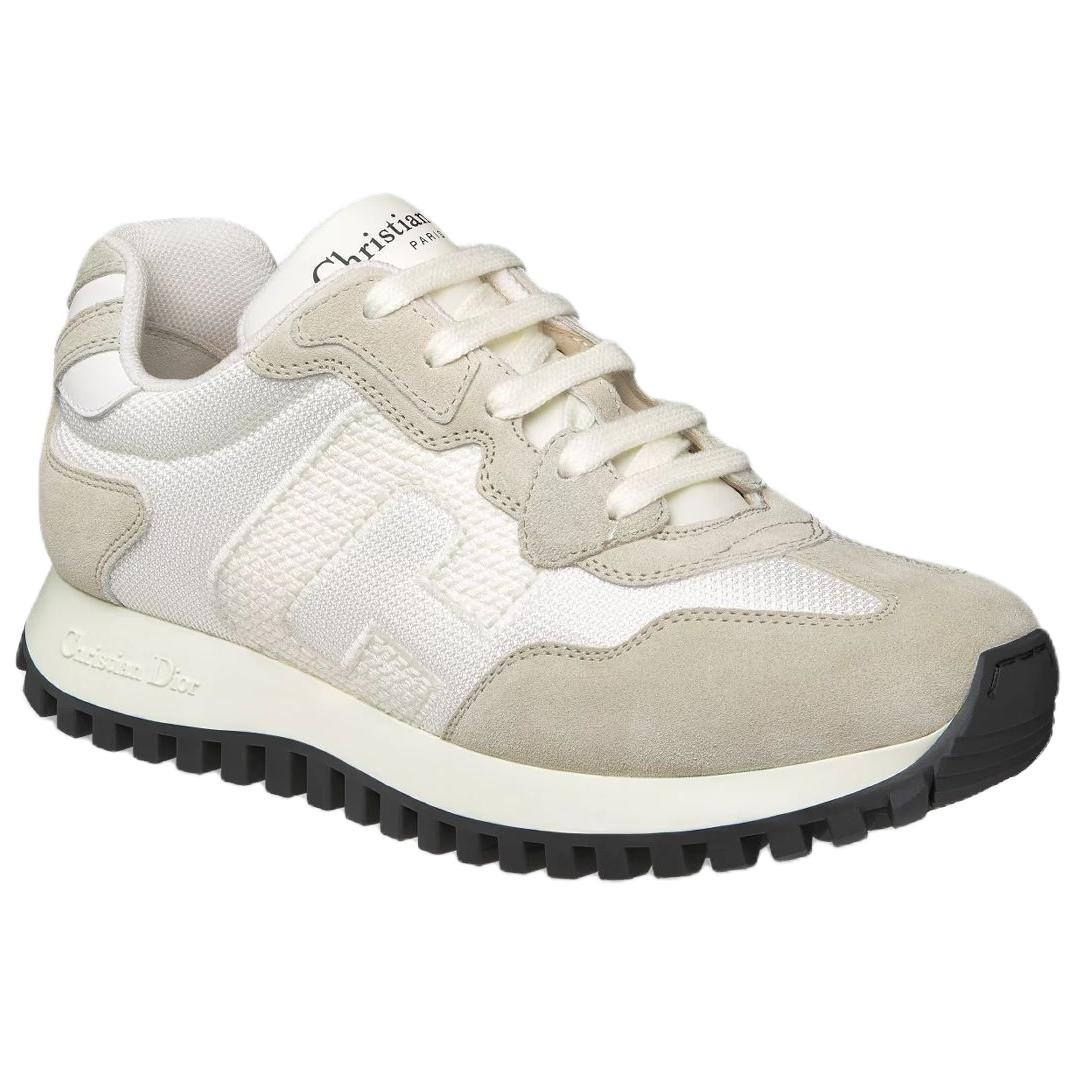 Женские повседневные кроссовки low top beige DIOR, бежевый — фото 4