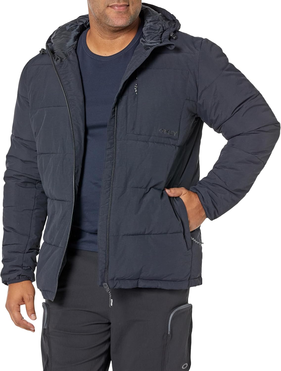 

Мужская куртка Oakley Tahoe Puffy из переработанного материала, Blackout, Черный, Мужская куртка Oakley Tahoe Puffy из переработанного материала, Blackout