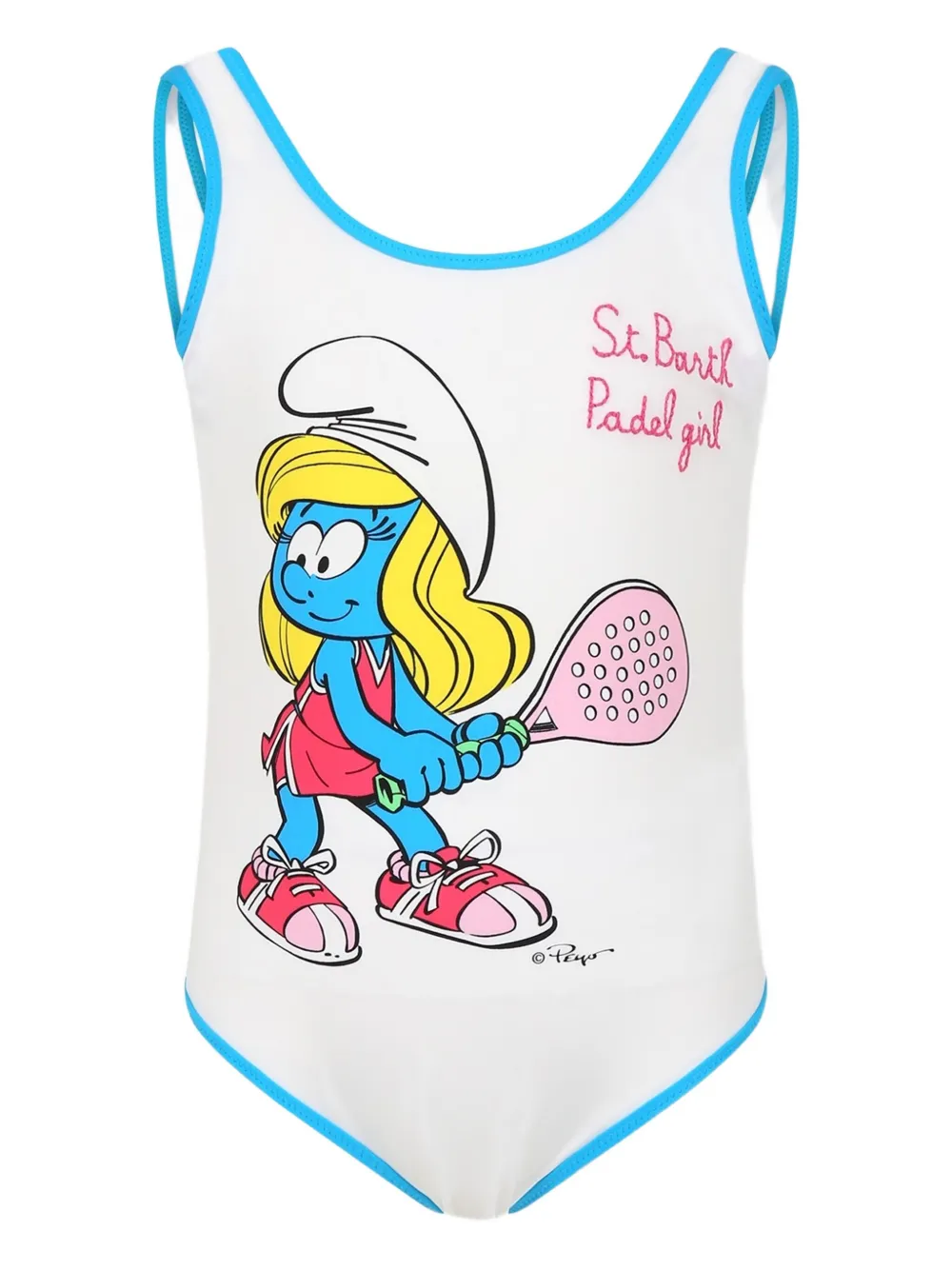 

Купальник Смурфетта MC2 Saint Barth Kids, белый
