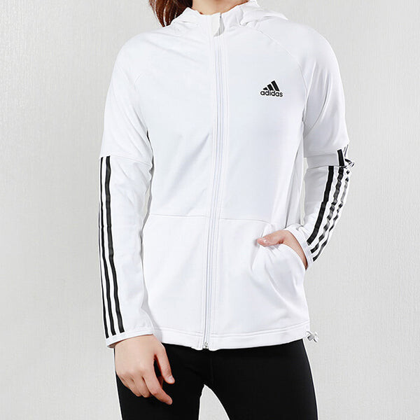 Куртка 3s fz hoodie training куртка с капюшоном белая Adidas, белый — фото 3