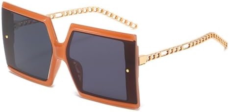 

Модные солнцезащитные очки большого квадратного размера 2026 года для женщин, уникальные солнцезащитные очки в стиле панк, ретро-очки с металлическим покрытием MTZJH, C3