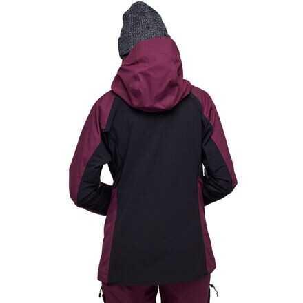 

Куртка Dawn Patrol Hybrid Shell женская Black Diamond, цвет Blackberry/Black