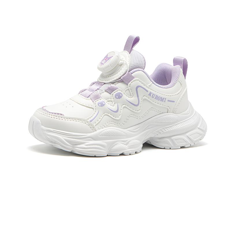 Sanrio Детские беговые кроссовки Kulomi Breathable Lightweight Cushioning Low top белый/фиолетовый — фото 3