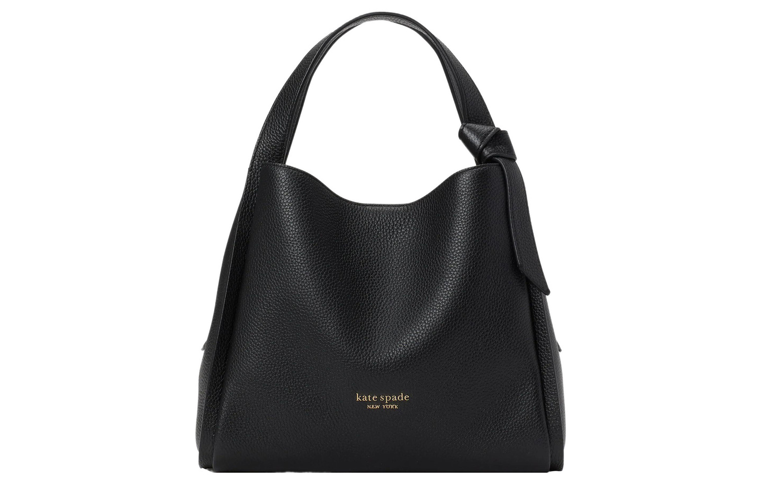 

Kate Spade Сумка через плечо knott pebble textured leather, кроссбоди, женская сумка-мессенджер medium черная
