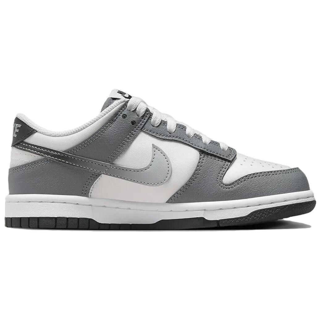 Кроссовки Nike Dunk Low для девочек, серебристые — фото 2