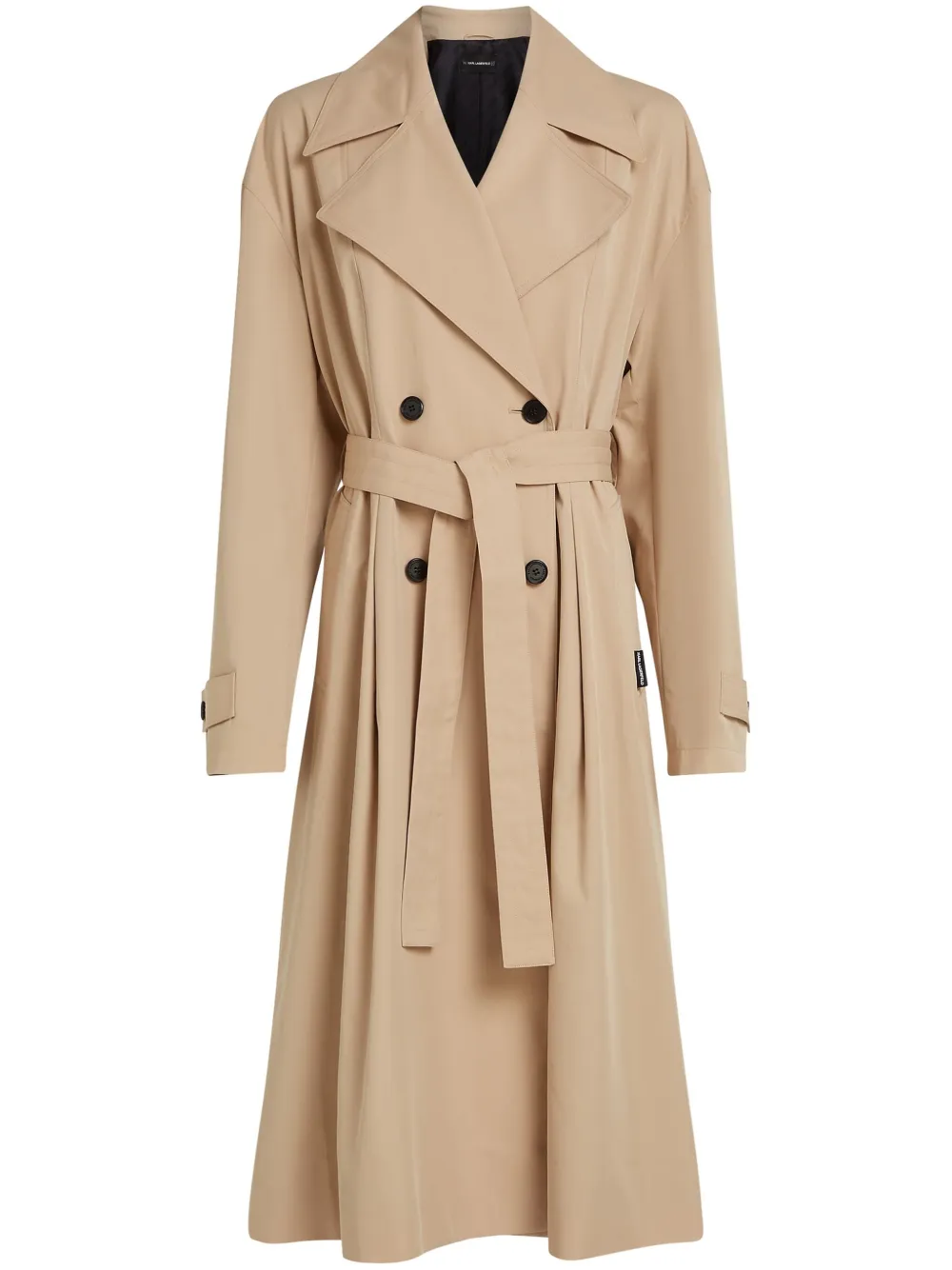 

Тренч на пуговицах KARL LAGERFELD, нейтральный