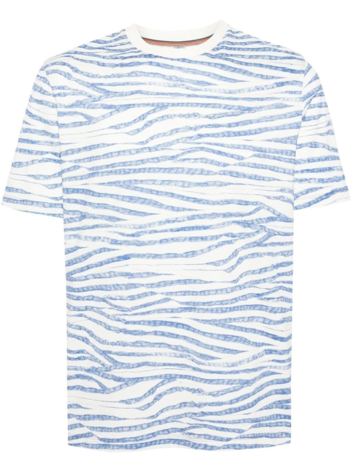 

Paul Smith футболка из хлопка с цветным принтом, синий