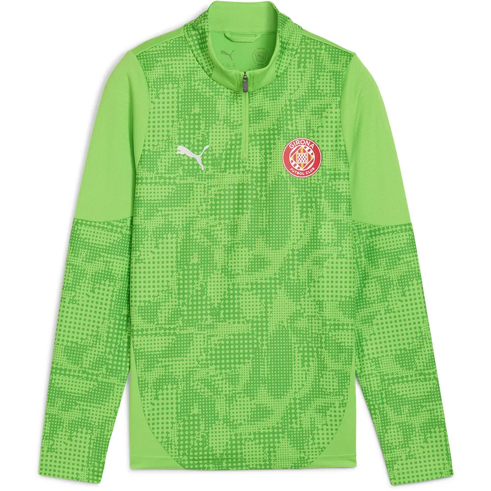 

Лонгслив Puma Girona FC 25/26 training junior, зеленый