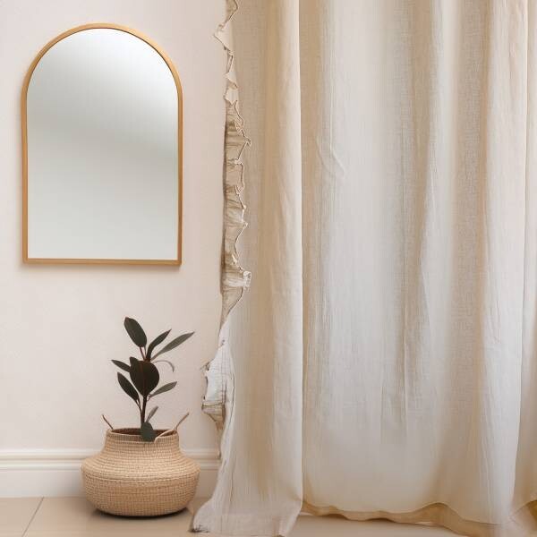 

Штора Homlando ELIN, 140x2x250 см, бежевый