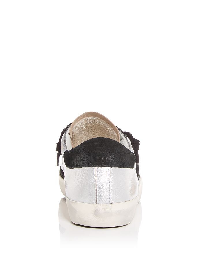 Низкие кеды унисекс Golden Goose Super-Star, серебряный — фото 3