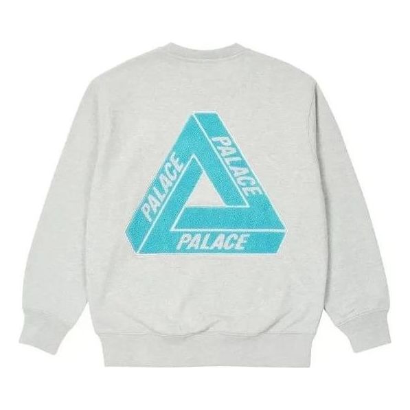 

Свитер s23 fleece tri-ferg crew sweater 'grey' Palace, серый