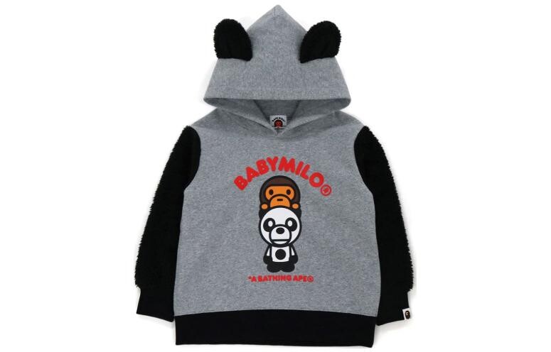 

Детская толстовка A Bathing Ape, серый