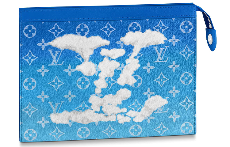

LOUIS VUITTON Клатч А4 Clouds Monogram Синий