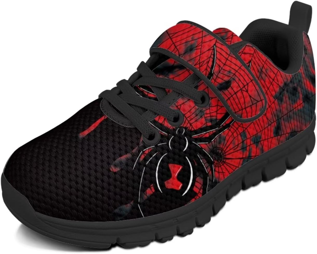 

Детские кроссовки для мальчиков, дышащие спортивные кроссовки для бега и тенниса для детей младшего и старшего возраста, размеры US 11-2.5 Pointodoor, красный