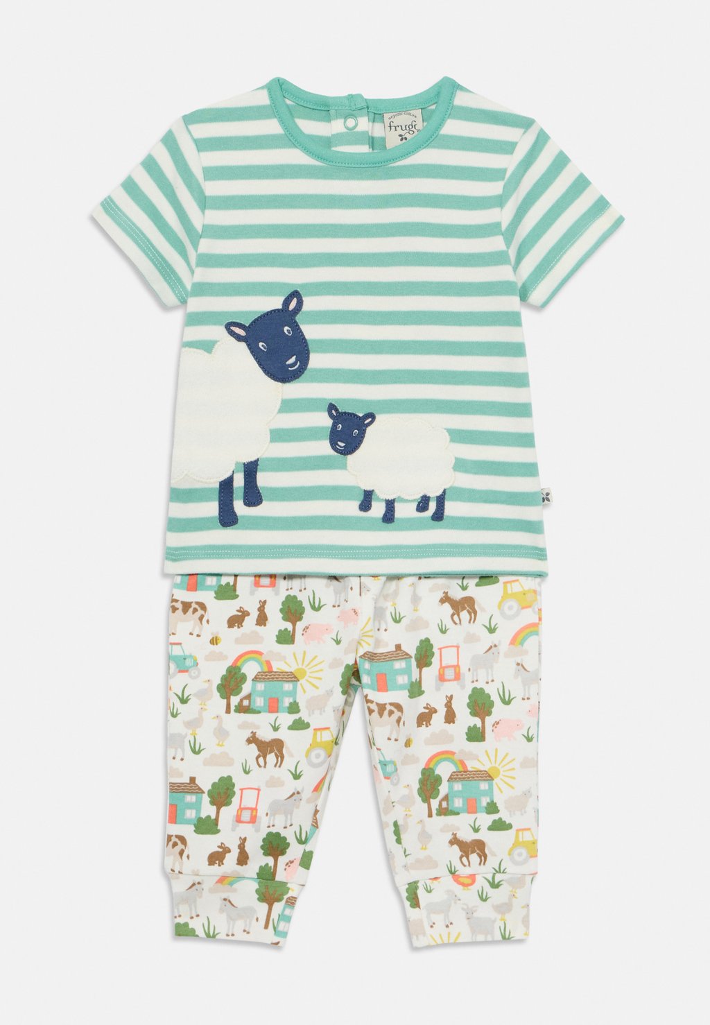 

Футболка с принтом FRANKIE SET UNISEX Frugi, светло-голубой