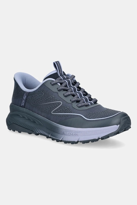 Кроссовки женские Skechers Switch Back из веганских материалов, темно-синий